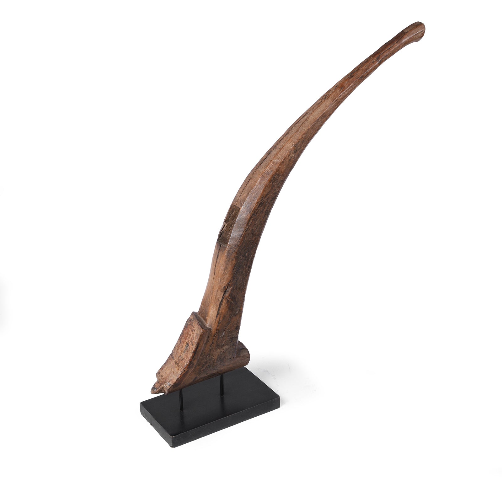 Old Wooden Plough Handles On Stand from Indonesia
