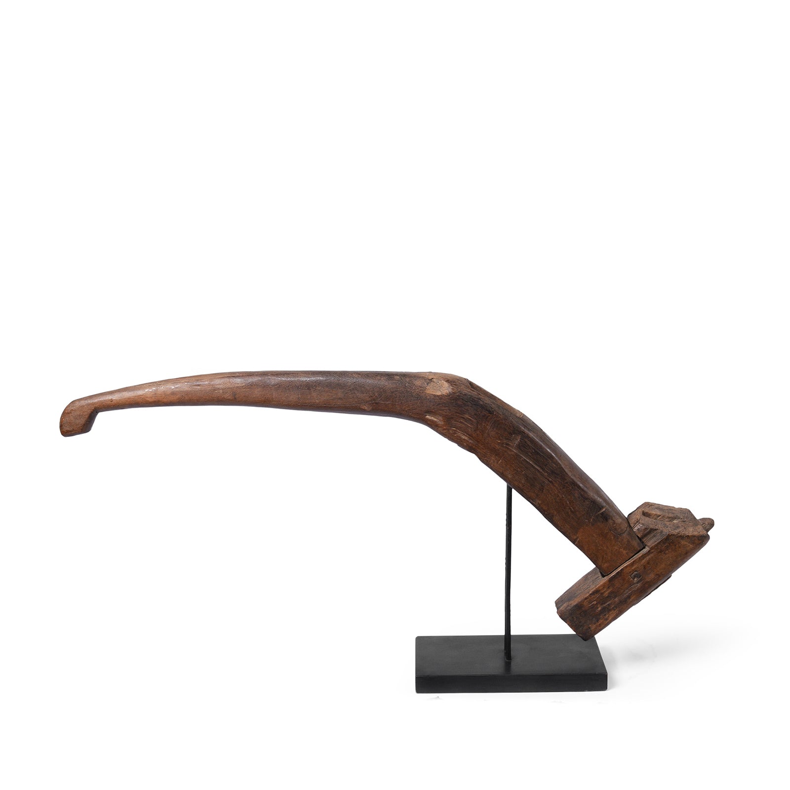Old Wooden Plough Handles On Stand from Indonesia