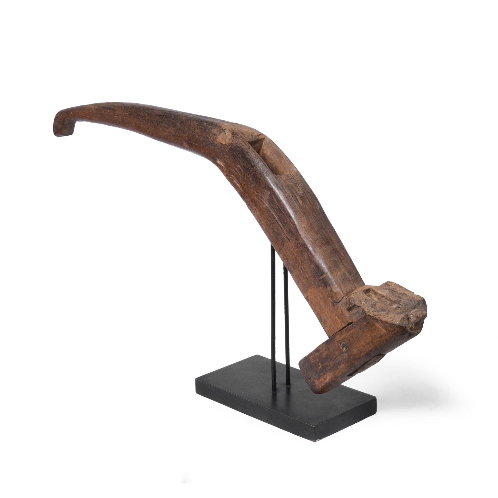 Old Wooden Plough Handles On Stand from Indonesia