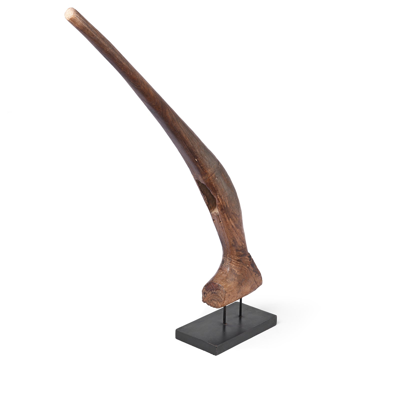 Old Wooden Plough Handles On Stand from Indonesia