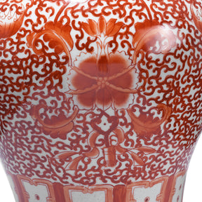 Kangxi Orange Porcelain Temple Jar