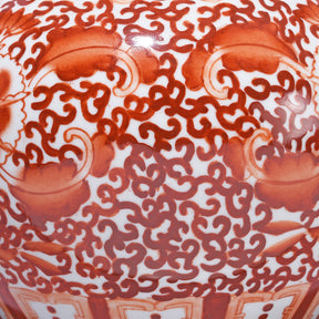 Kangxi Period Porcelain Rice Jar With Lid