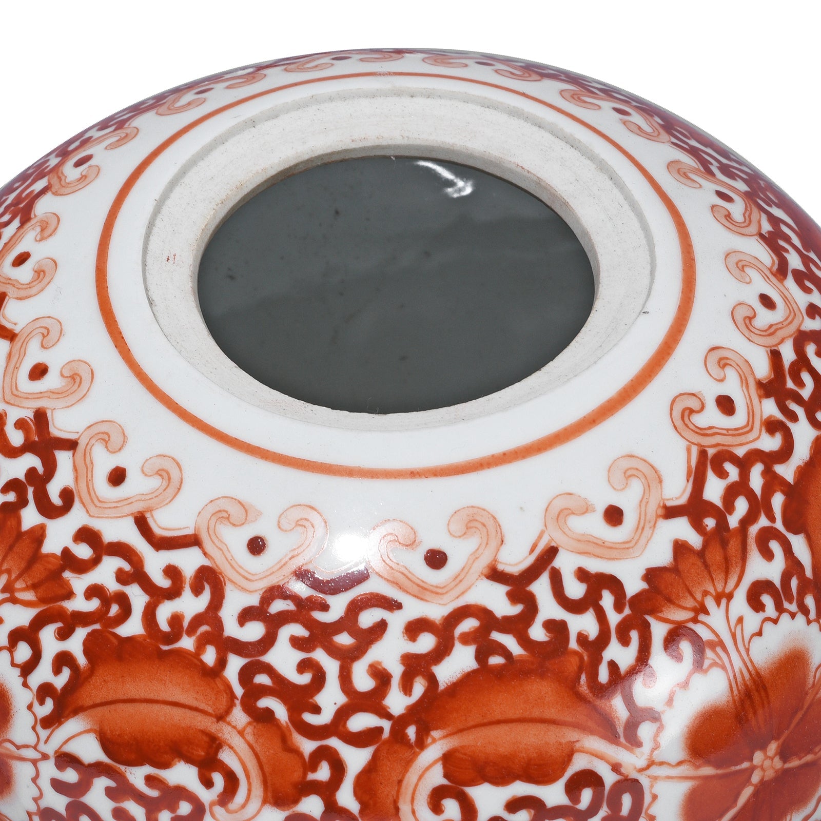Kangxi Period Porcelain Rice Jar With Lid