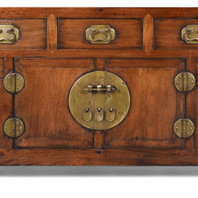 Catalpa Sideboard From Tianjin - 19th Century