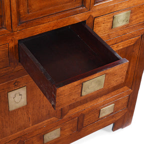 Glazed Chinese Display Cabinet - 19th Century