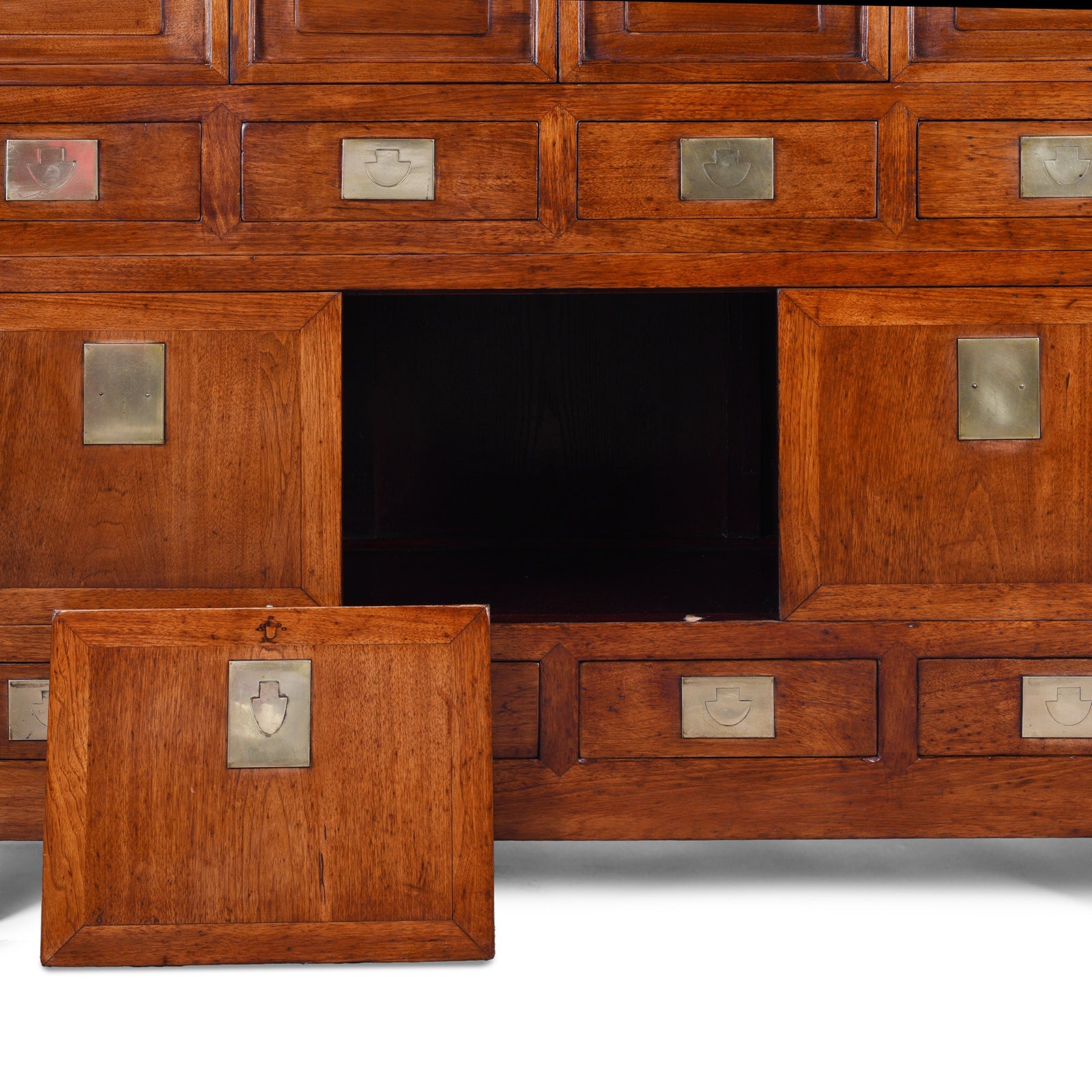 Glazed Chinese Display Cabinet - 19th Century