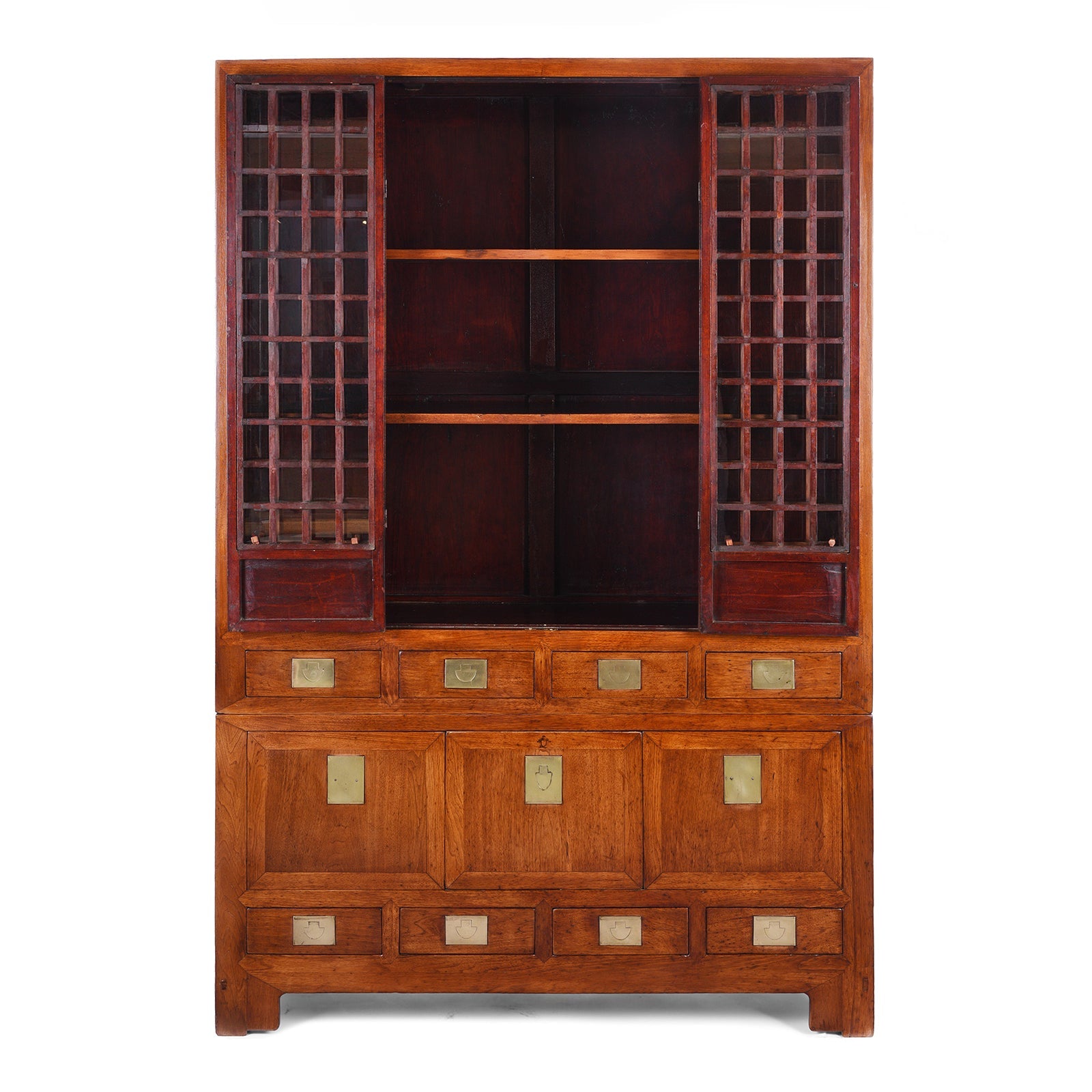 Glazed Chinese Display Cabinet - 19th Century