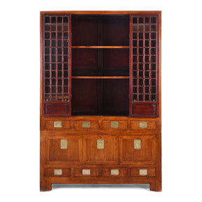 Glazed Chinese Display Cabinet - 19th Century