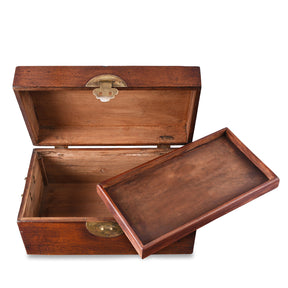 Camphor Keepsake Box From Tianjin - 19th Century