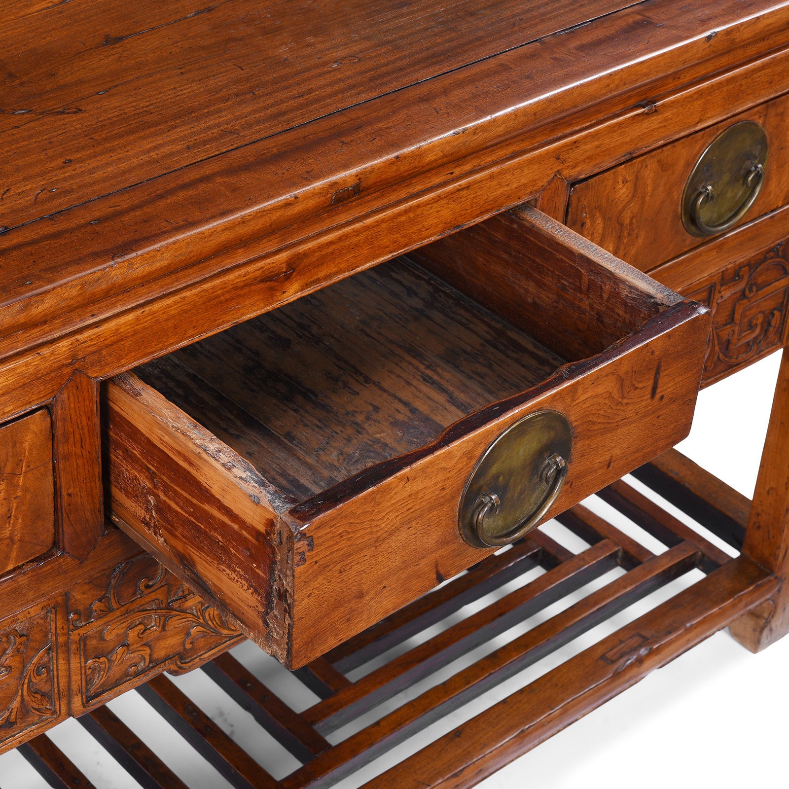 Tianjin Sideboard Made From Burr Camphor - 19th Century