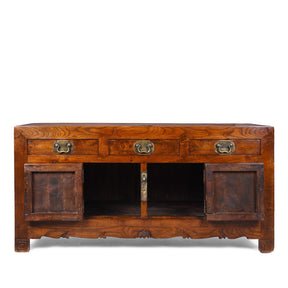 Tianjin Sideboard Made From Burr Elm - 19th Century