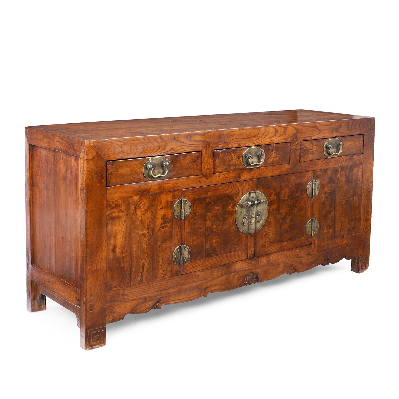 Tianjin Sideboard Made From Burr Elm - 19th Century