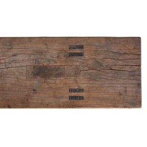 Walnut Bench From Shanxi - 19th Century