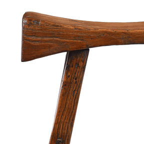 Elm Saddle Stool from Shanxi - 19th Century