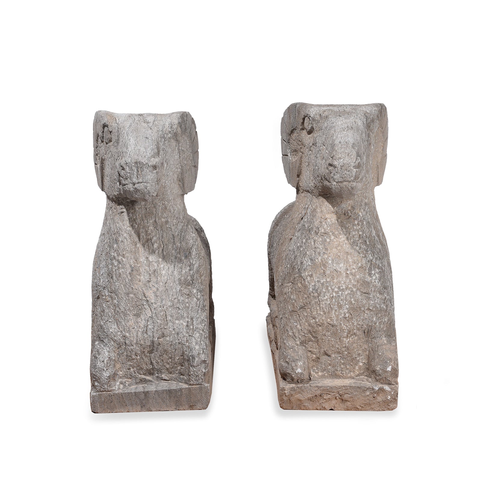 Hand Carved Granite Ram From Hebei Province