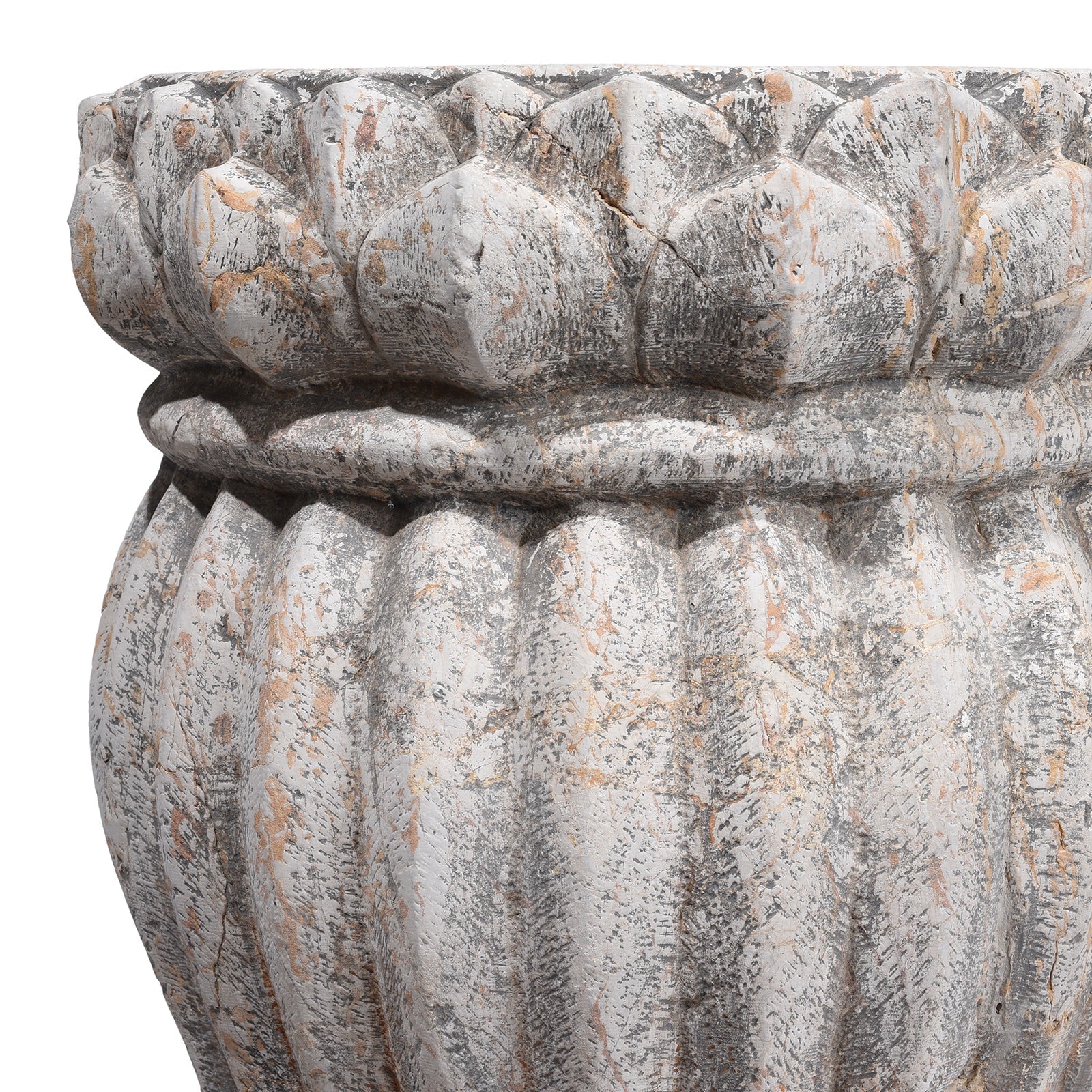 Hand Carved Chinese Stone Plant Stand