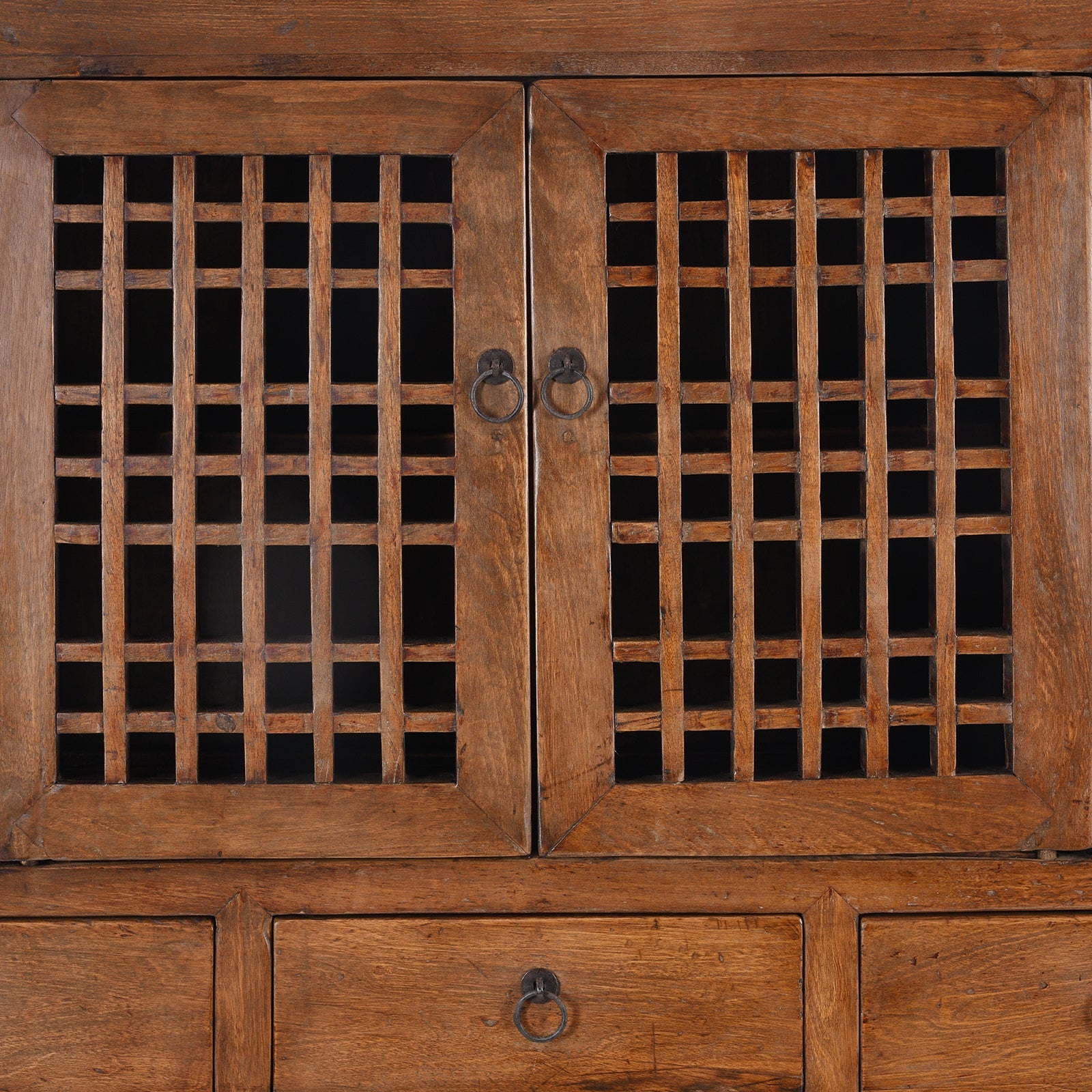 Elm Kitchen Cabinet From Hebei - 19th Century