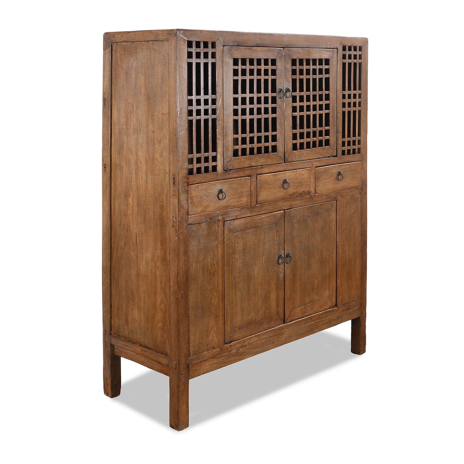 Elm Kitchen Cabinet From Hebei - 19th Century