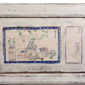White Painted Sideboard From Mongolia - Ca 1920