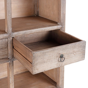 Bleached Shelving Unit Made From Old Pine