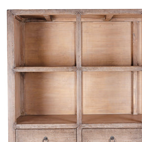 Bleached Shelving Unit Made From Old Pine