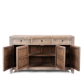 Vintage Bleached Dongbei Sideboard - Ca 1940