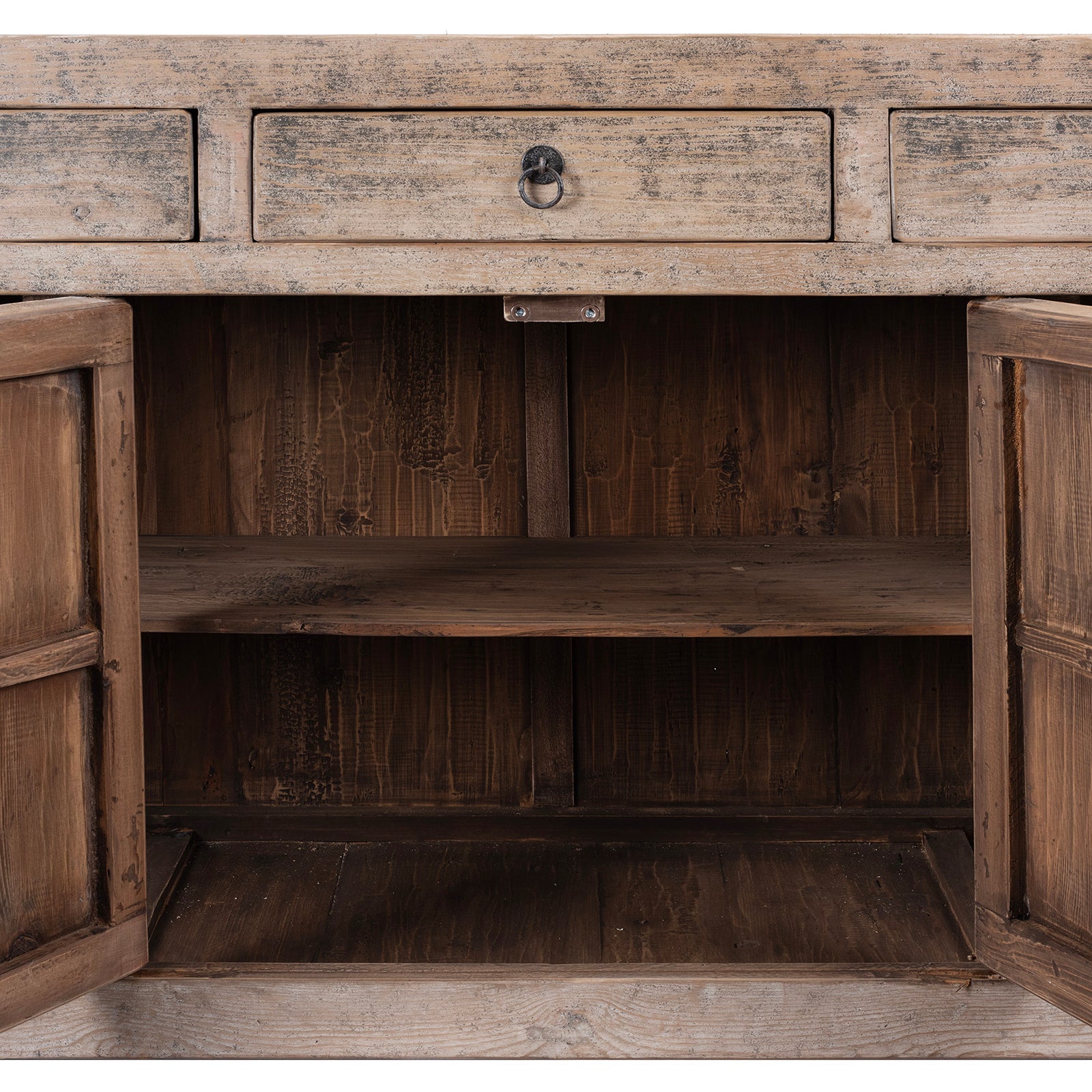 Vintage Bleached Dongbei Sideboard - Ca 1940