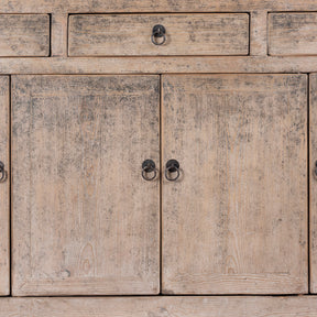 Vintage Bleached Dongbei Sideboard - Ca 1940