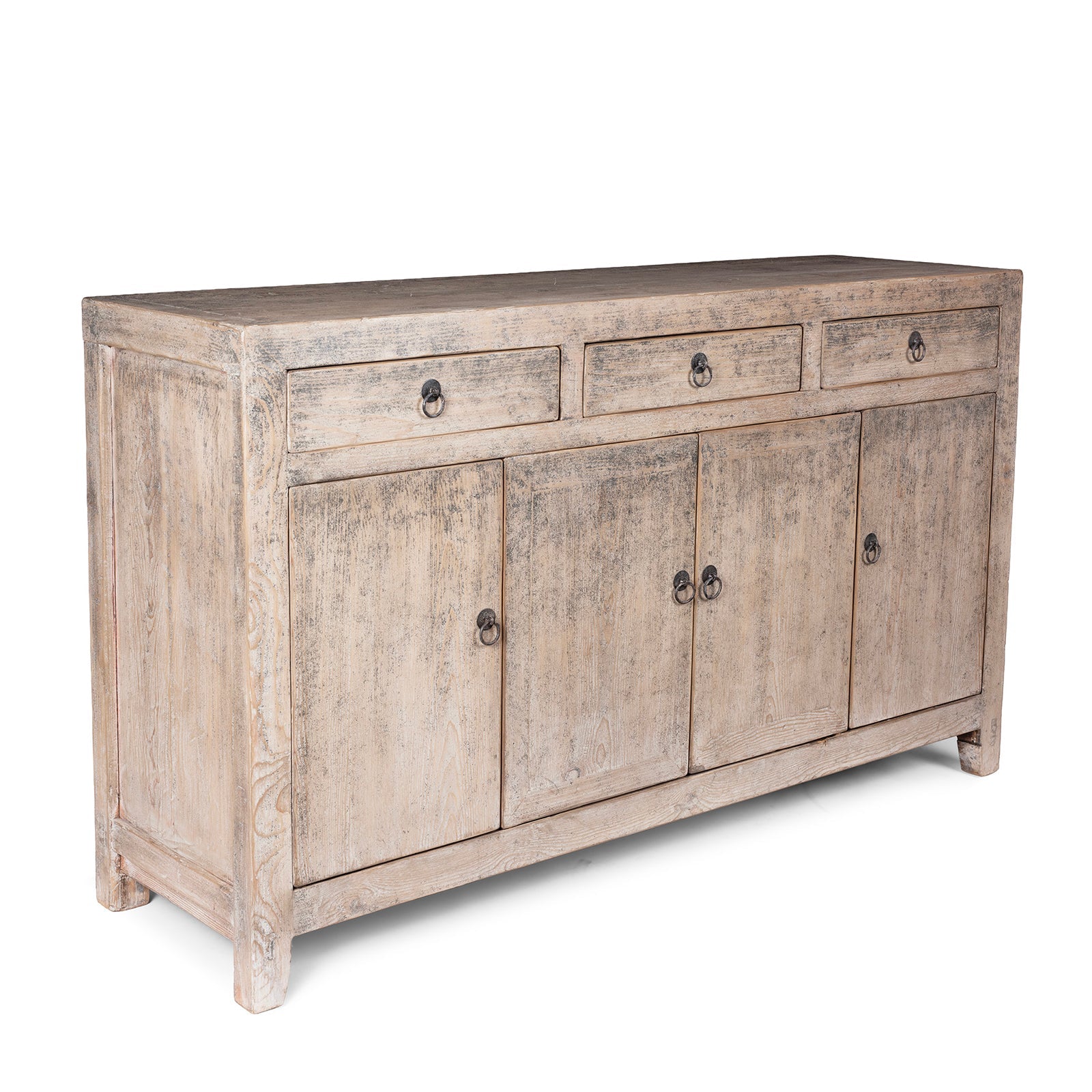 Vintage Bleached Dongbei Sideboard - Ca 1940