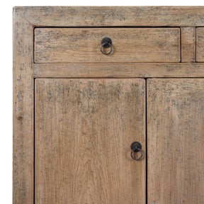 Vintage Bleached Dongbei Sideboard - Ca 1940