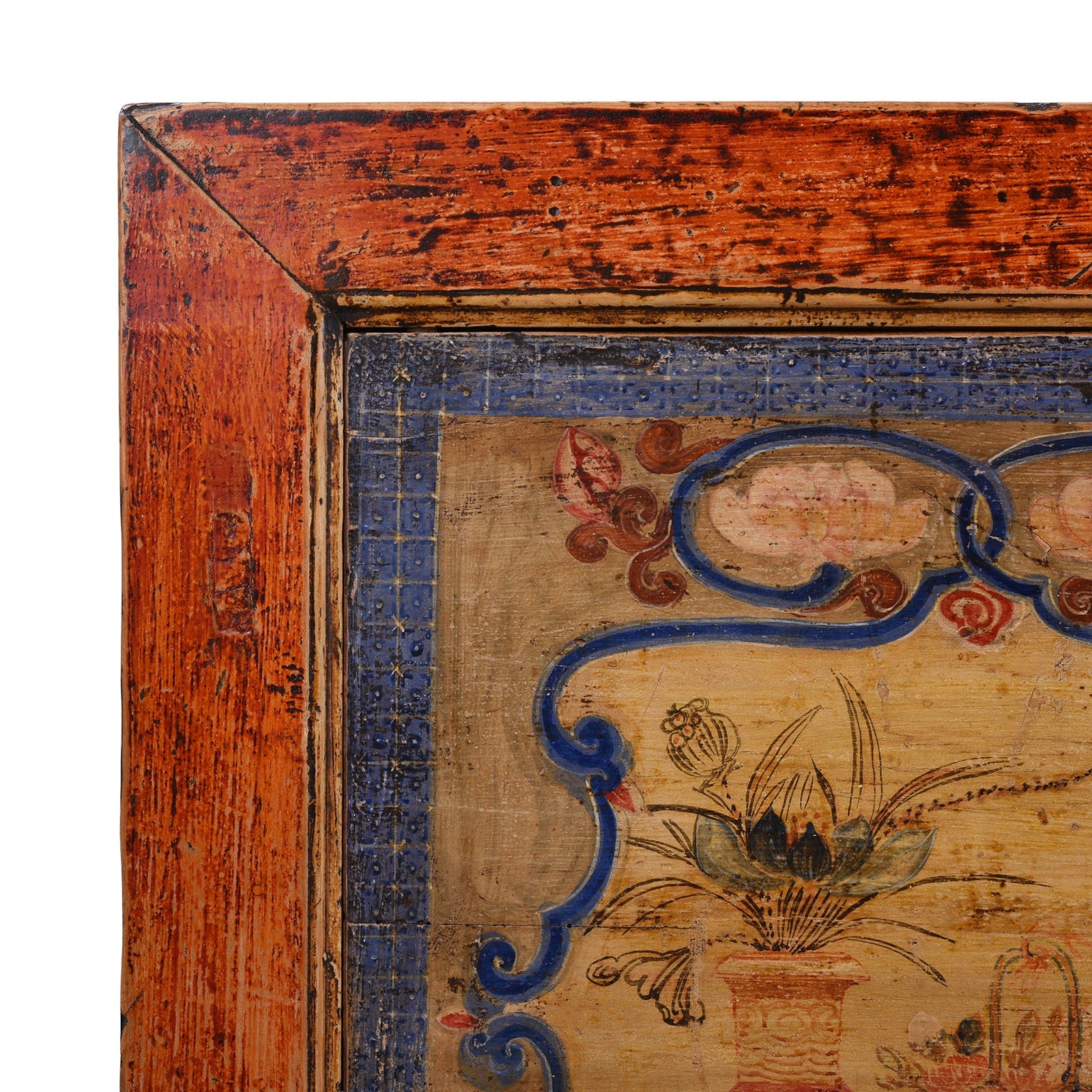 Painted Qinghai Sideboard - 19th Century