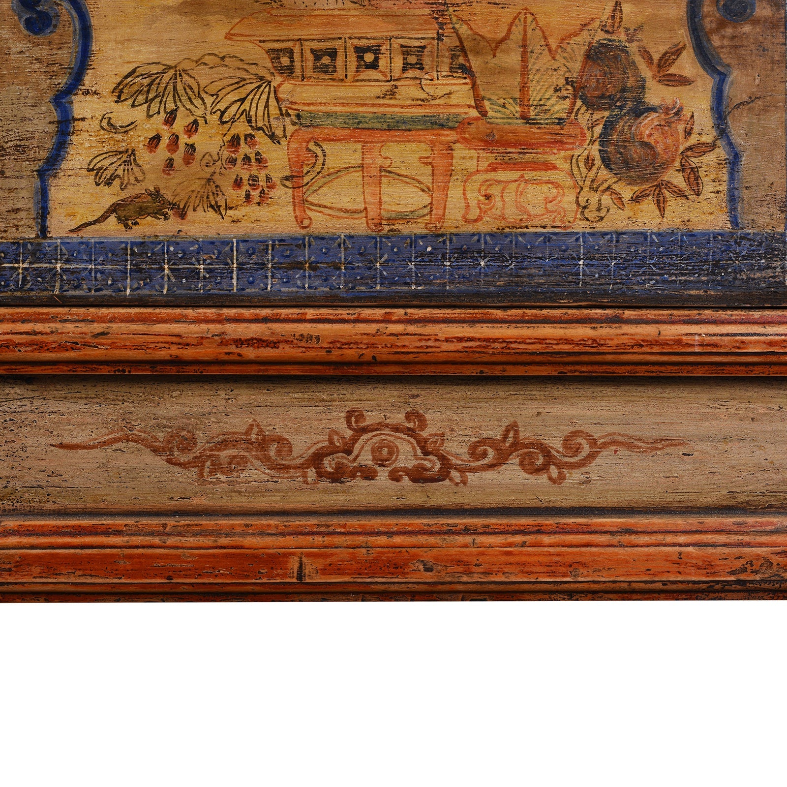 Painted Qinghai Sideboard - 19th Century