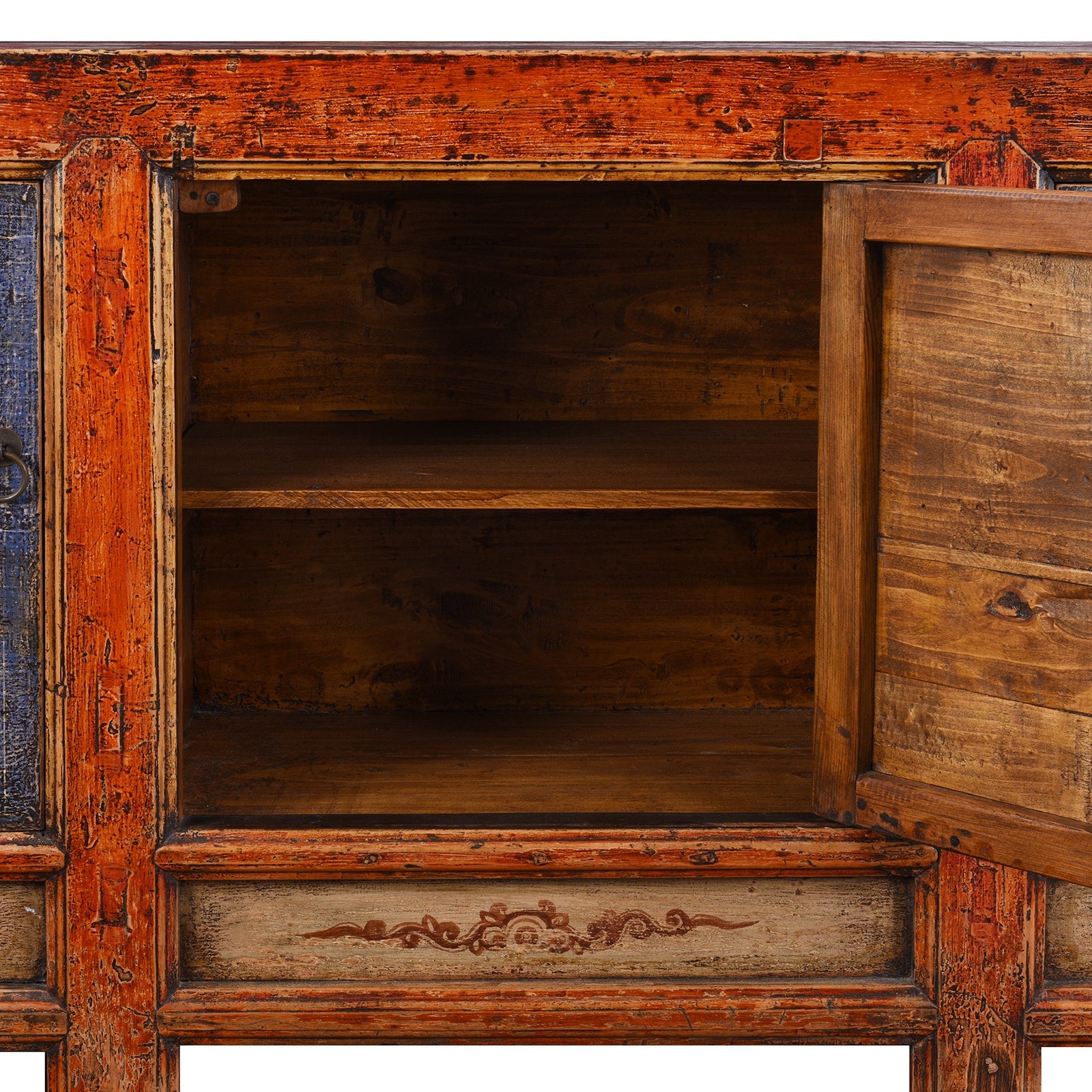 Painted Qinghai Sideboard - 19th Century