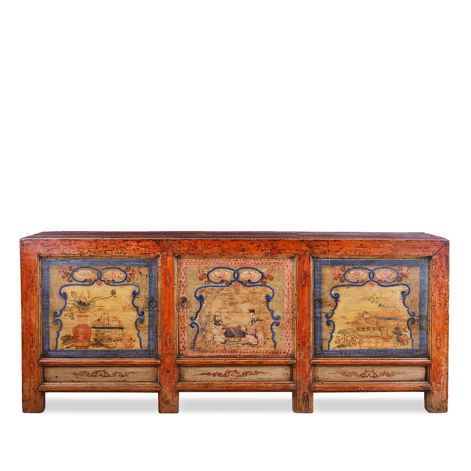Painted Qinghai Sideboard - 19th Century