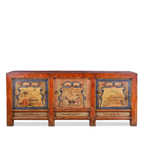 Painted Qinghai Sideboard - 19th Century