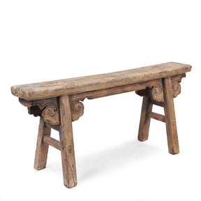 Chinese Spring Bench From Shanxi - 19th Century