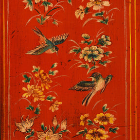 Red Lacquer Dongbei Sideboard - Ca 1920