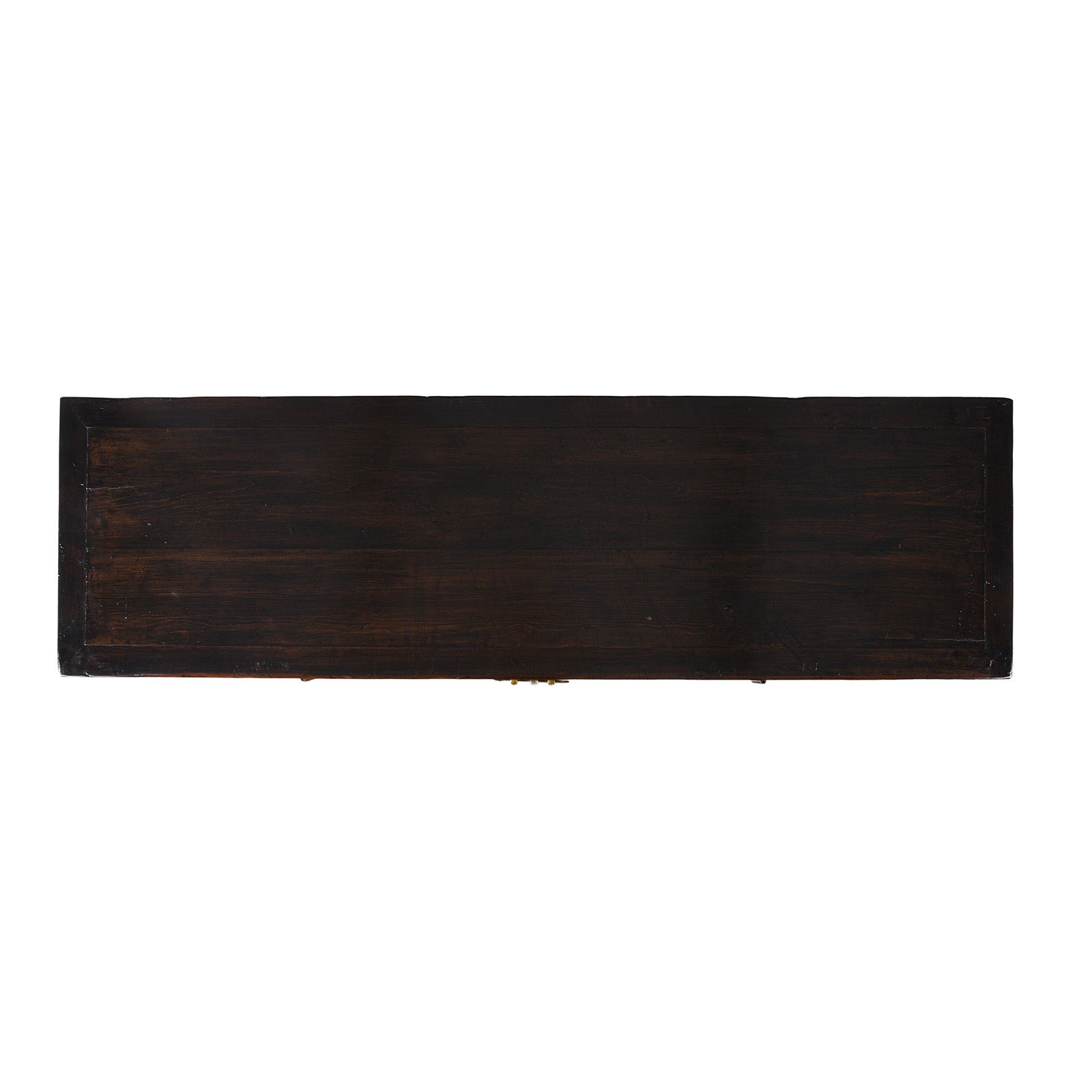 Red Lacquer Chinese Sideboard From Dongbei - Ca 1920