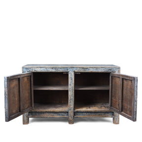Blue Painted Sideboard From Gansu