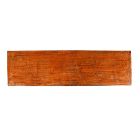 Orange Lacquer Dongbei Sideboard