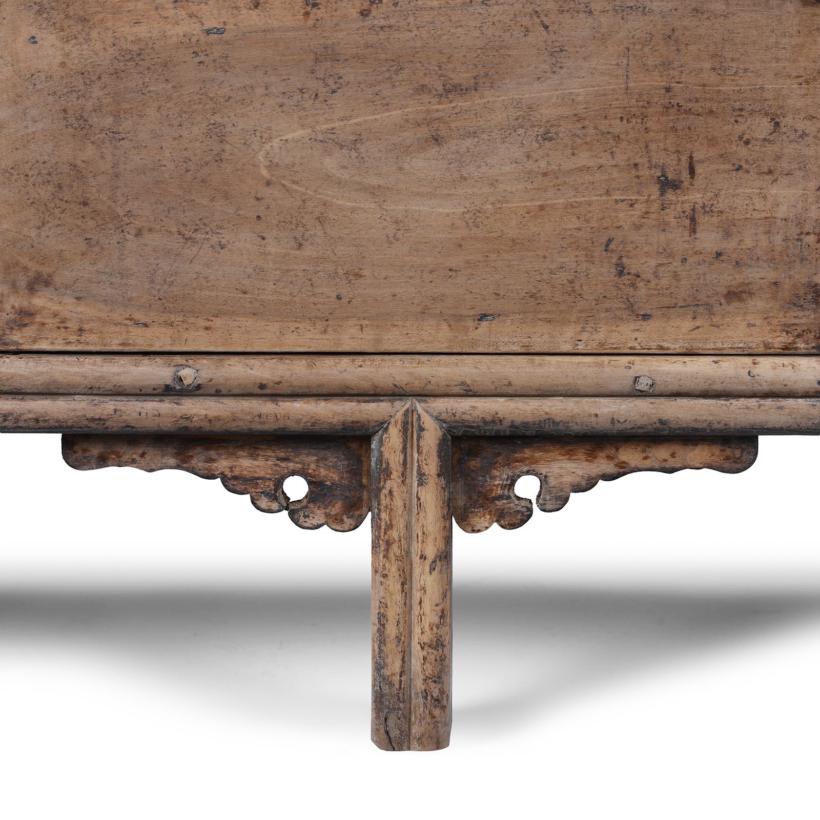 3 Door Walnut Sideboard From Shaanxi Province - 19th Century