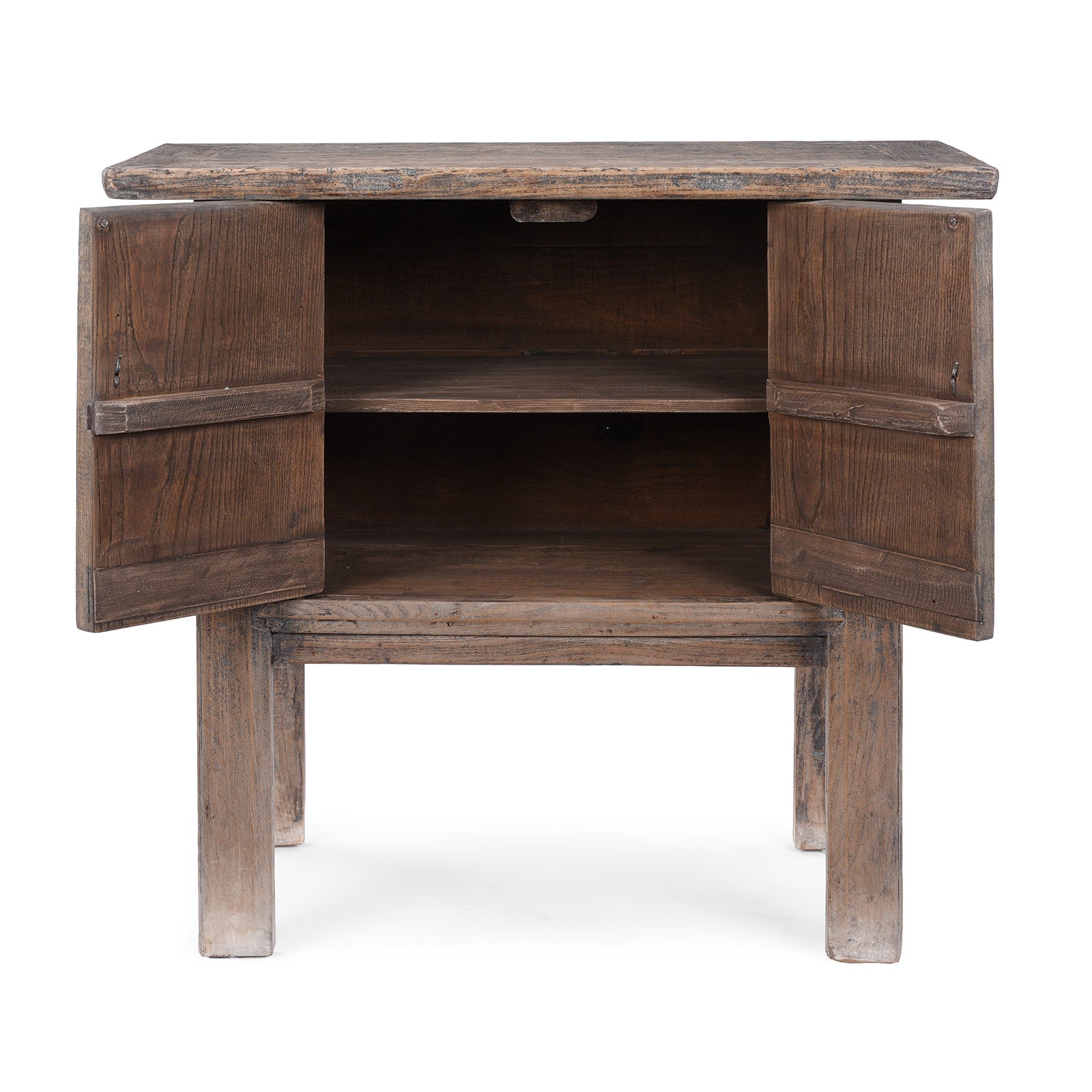 2 Door Rustic Cabinet From Dongbei - 19th Century