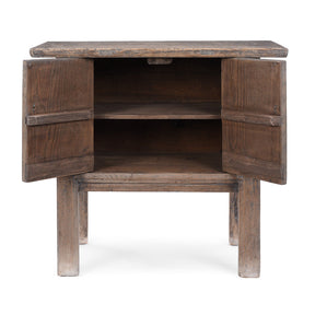 2 Door Rustic Cabinet From Dongbei - 19th Century