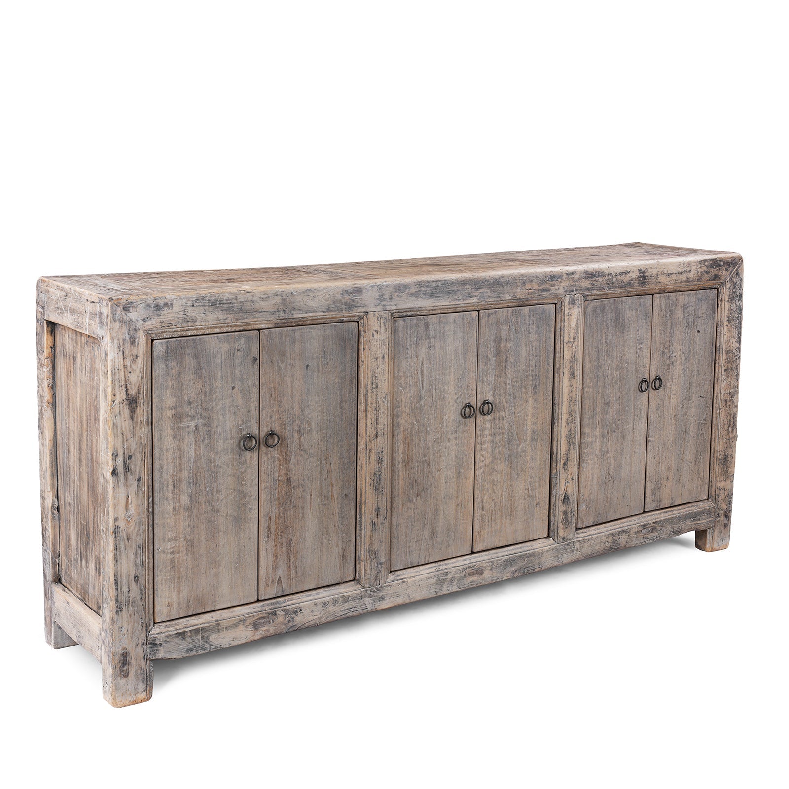 6 Door Sideboard Made From Old Elm And Cypress