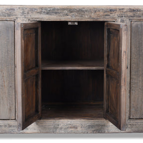 6 Door Sideboard Made From Old Elm And Cypress