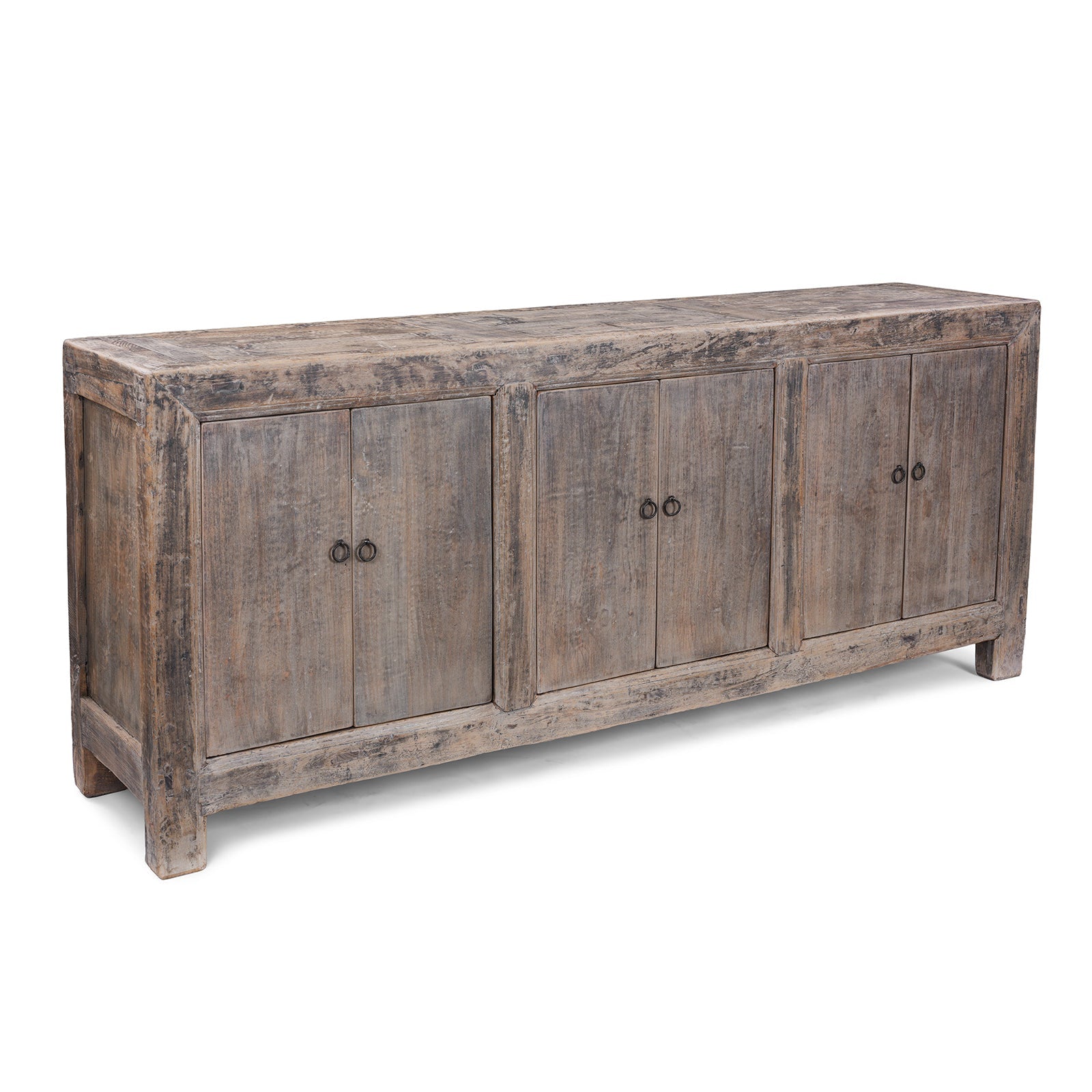 6 Door Elm Sideboard From Mongolia