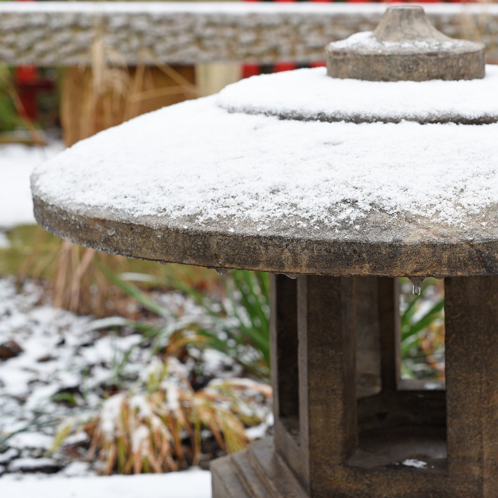 Stone "Yukimi" Japanese Snow Lantern