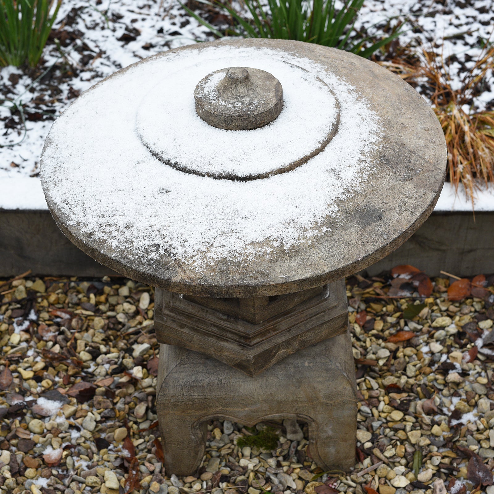 Stone "Yukimi" Japanese Snow Lantern