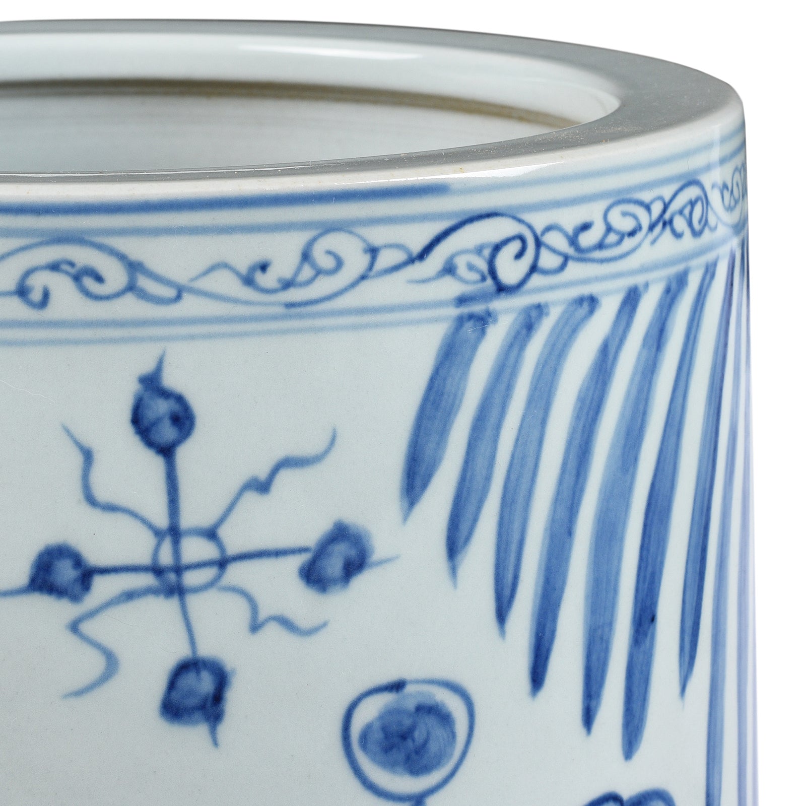 Blue & White Porcelain Umbrella Stand