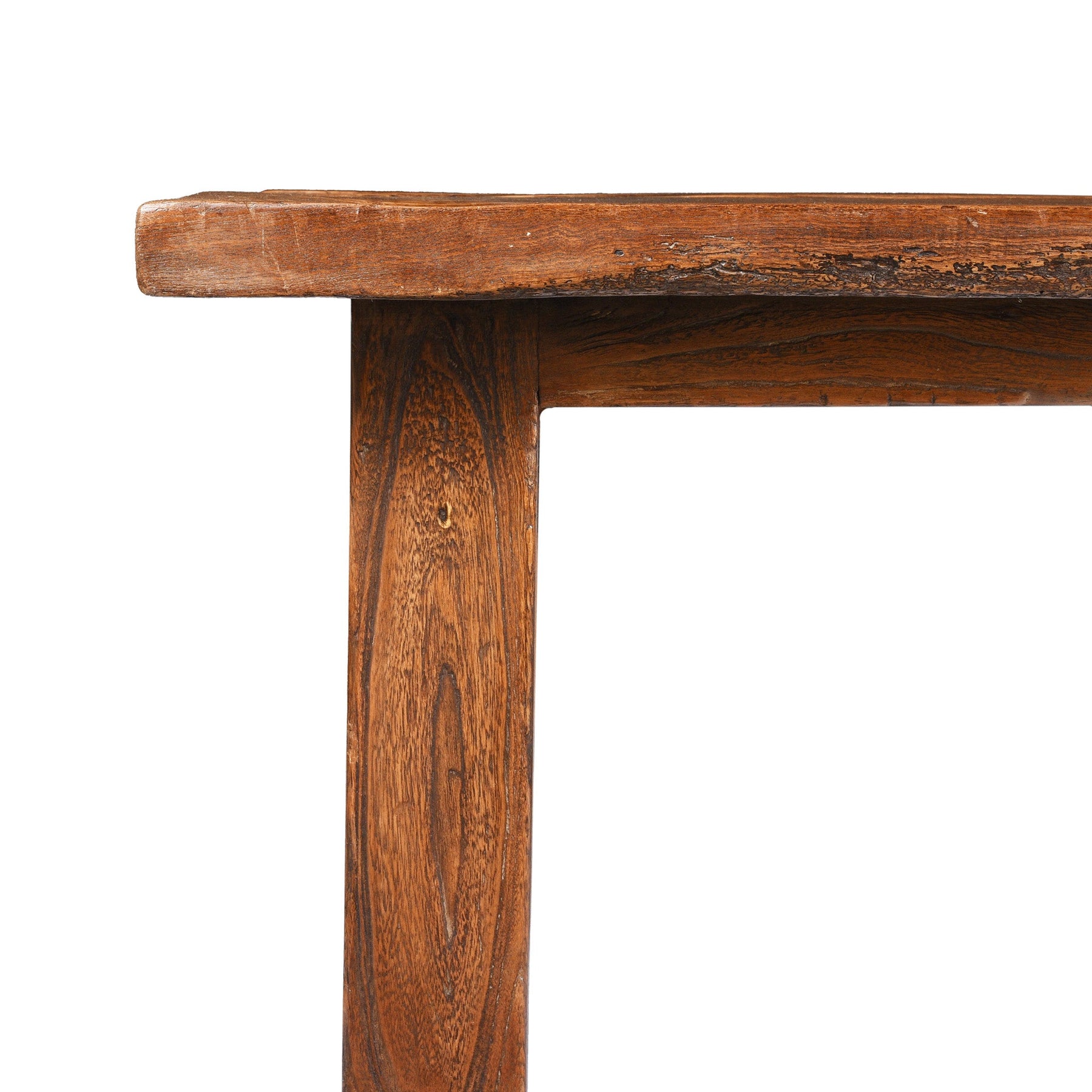 Elm Single Plank Coffee Table From Gansu - 19thC